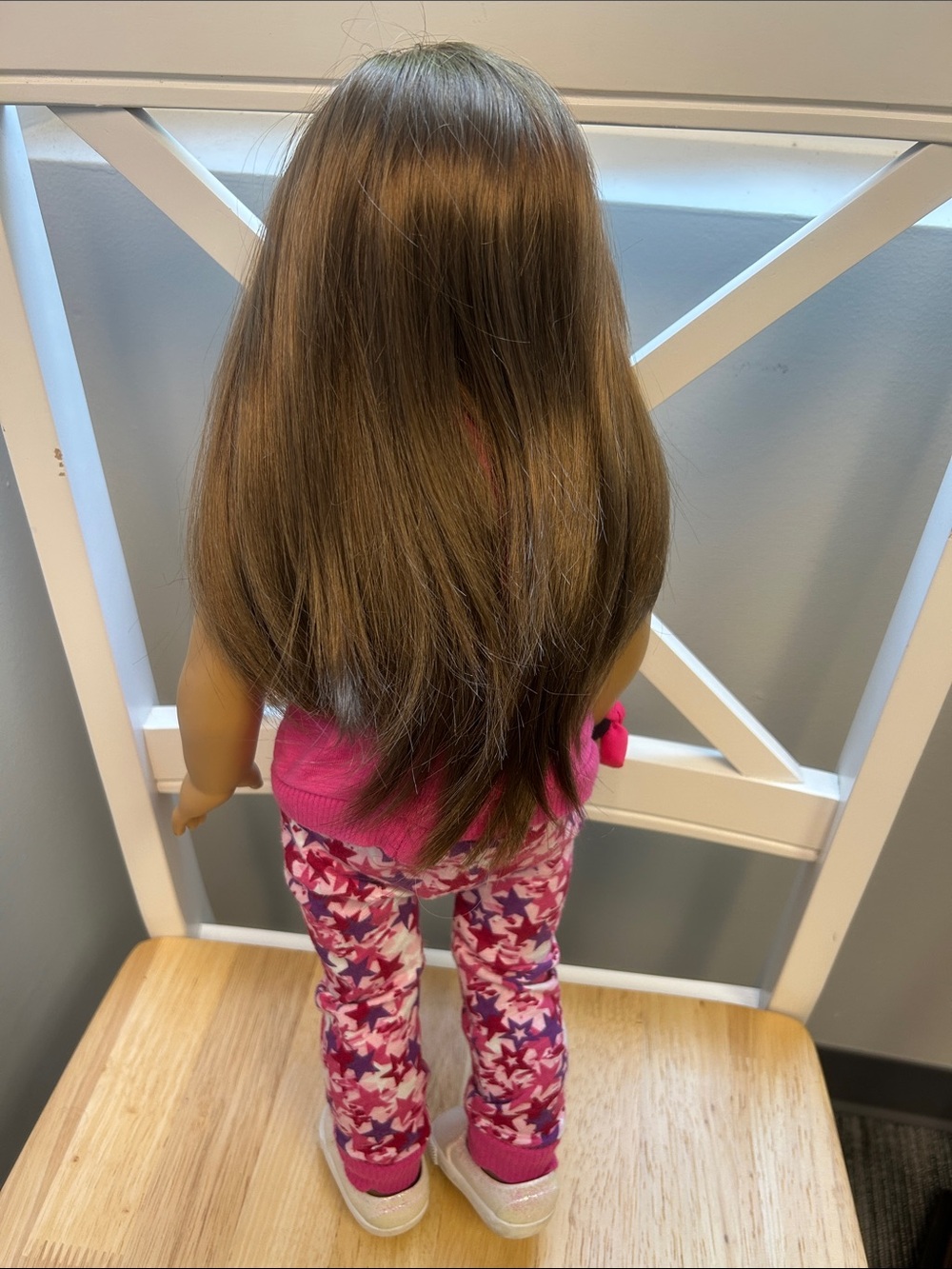 American Girl 18” Truly Me Doll Straight Brown Hair, Extra Clothes/Backpack/More - Picture 5 of 13